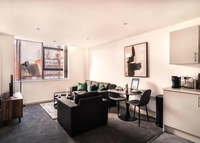 Contemporary 1 Bed Apartment In Central Preston